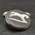 British Vintage Wedgwood Horse Relief Sterling Silver Cufflinks in Case